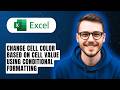 How To Change Excel Cell Color Based On Cell Value Using The Conditional Formatting [2026 Guide]