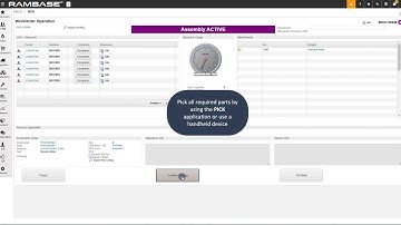 Selecting and executing production work orders