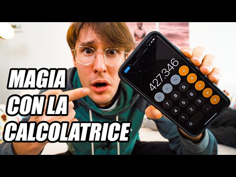 MAGIA FACILISSIMA CON LA CALCOLATRICE