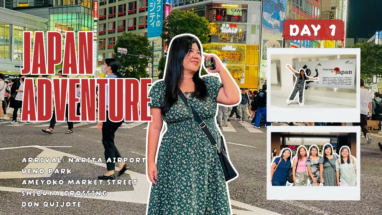 Japan Adventure: Day 1 l NAIA, Narita International Airport, Ueno, Shibuya, Don Quijote