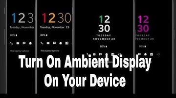 HOW TO TURN OFF/ON AMBIENT DISPLAY / MOTO DISPLAY ON MOTOROLA DEVICES |Tech Informer