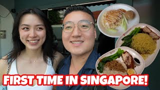 Exploring SINGAPORE! Eating the BEST Hawker Center FOODS! | Singapore travel food vlog by Jackie & Devi 67,408 views 4 months ago 32 minutes