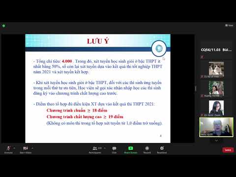 Học Viện Tài Chính Phương Án Tuyển Sinh 2021