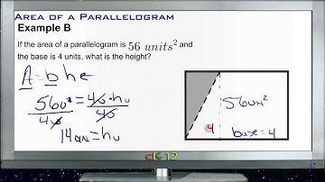 Area of a Parallelogram: Examples (Basic Geometry Concepts)