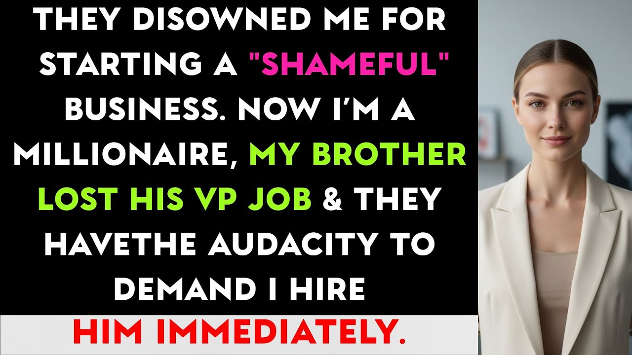 Parents Called Me a Disgrace Compared to My Golden Child Brother and Disowned Me. Now....