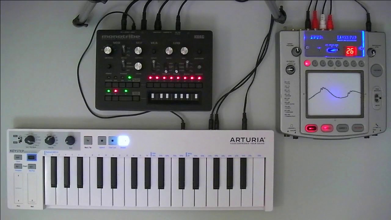 Korg Monotribe, Arturia Keystep - 32 Steps