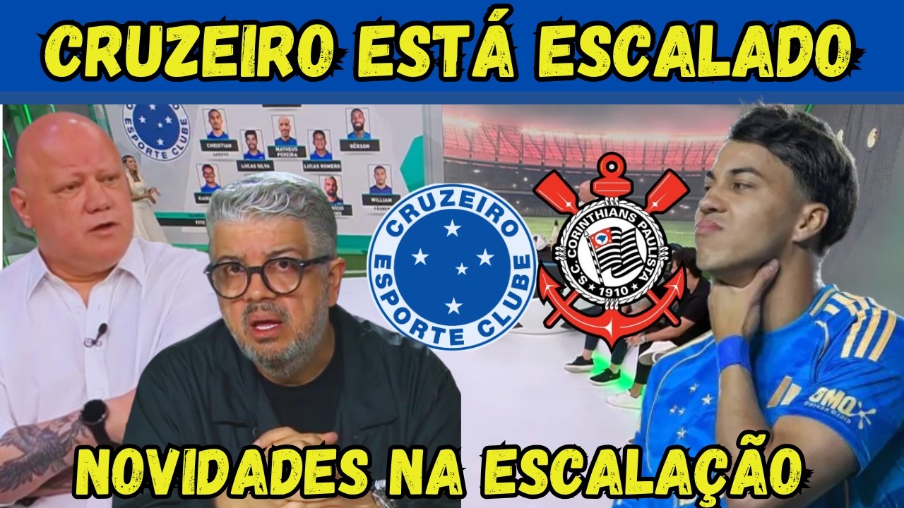 PAULISTAS EM CHOQUE COM  CRUZEIRO! CRUZEIRO ESTÁ ESCALADO! NOTÍCIAS DO CRUZEIRO!#noticiasdocruzeiro