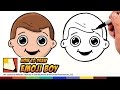 How to Draw a Boy Emoji for Beginners Step by Step | BP