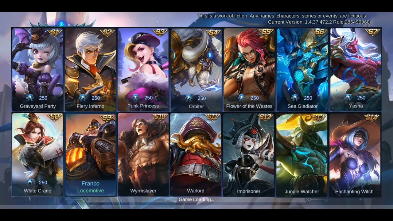 Mobile Legend Skin Season 1 14 Youtube Mobile Legend Skin Season 1 14 Youtube