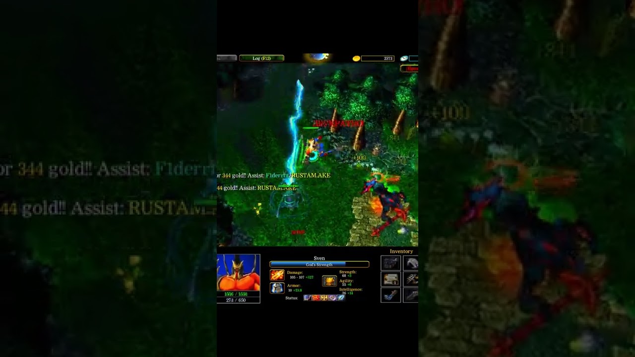 DOTA SVEN RAMPAGE AMAZING 