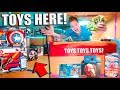 BOX FORT TOY STORE CHALLENGE!! Nerf, Iron Man, Slime & More!