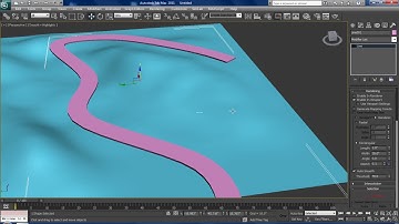 3DSMax Tutorials: Making Road with mountain ( Modeling) Pt. 1
