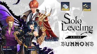 (OVER 300 SUMMONS) INSANE LUCK!!! Solo Leveling Arise