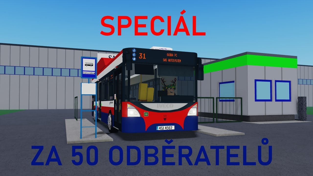 Speciál za 50 odběratelů | Roblox DPMLB | Jízda autobusy Iveco Urbanway CNG a Mercedes-Benz Citaro