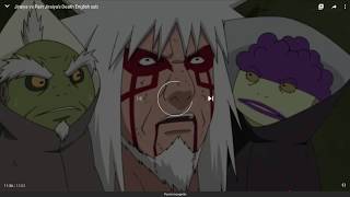 Jiraiya's death, but the coffin meme plays