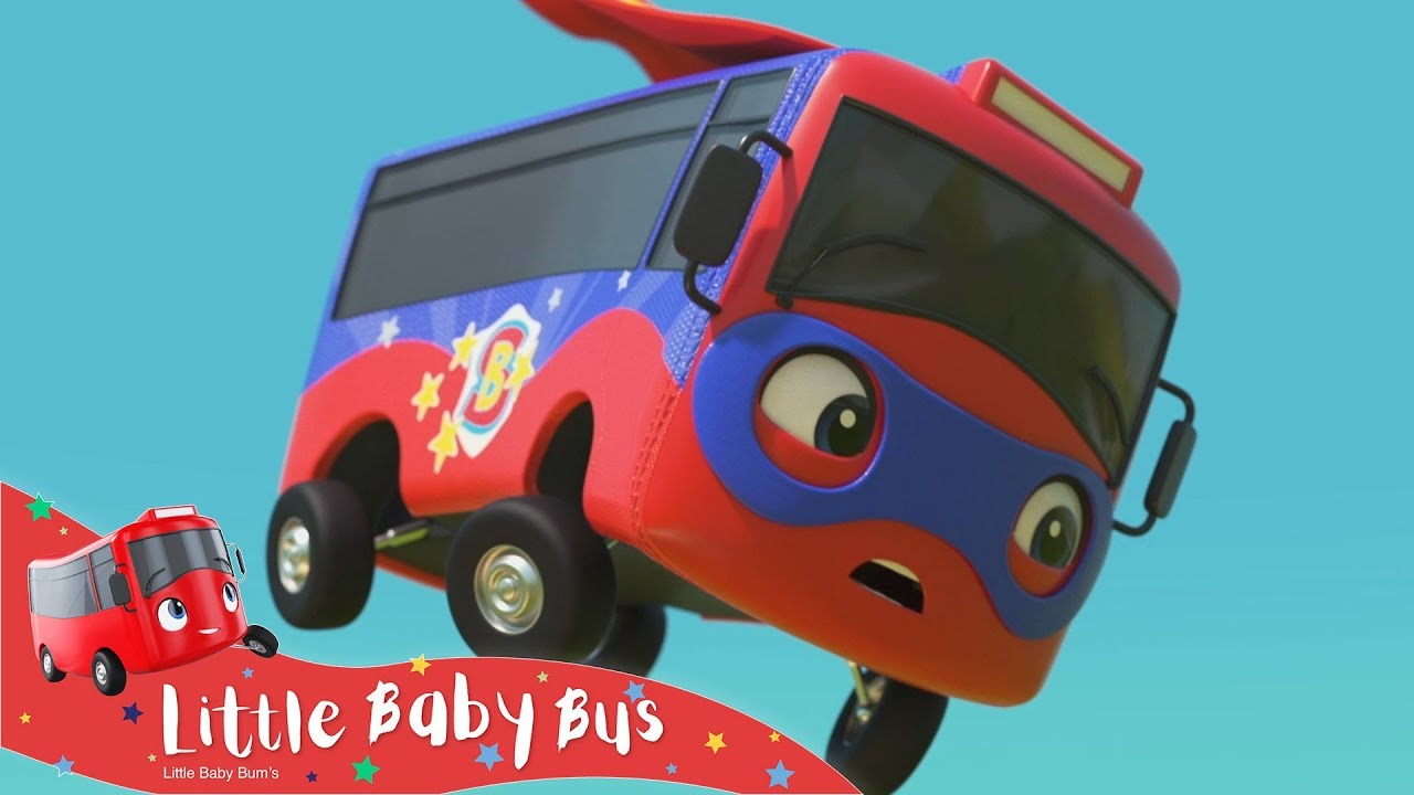 SUPER HERO BUSTER! | Little Baby Bus | Kids Cartoons | Children's Stories -  YouTube