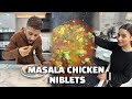 We cooked our special masala chicken niblets curry for family  honest review 