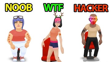 NOOB vs PRO vs HACKER INK INC TATTOO DRAWING!!