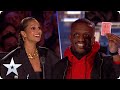 Wow magical bones brings powerful message with incredible magic  auditions  bgt 2020