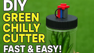"DIY Green Chilly Cutter Machine – Simple & Fast Homemade Project"