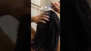 Watch me take down and wash my hair using Mielle Organics Pomegranate &amp; Honey Collection