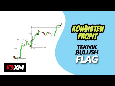 Chart pattern yang paling sering muncul dalam trading Forex – Bullish Flag Pattern