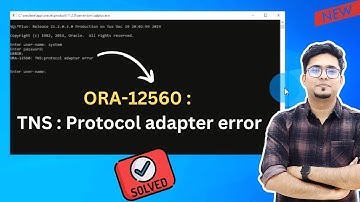 ORA-12560 : TNS : Protocol adapter error [ SOLVED 100% ✅ ]