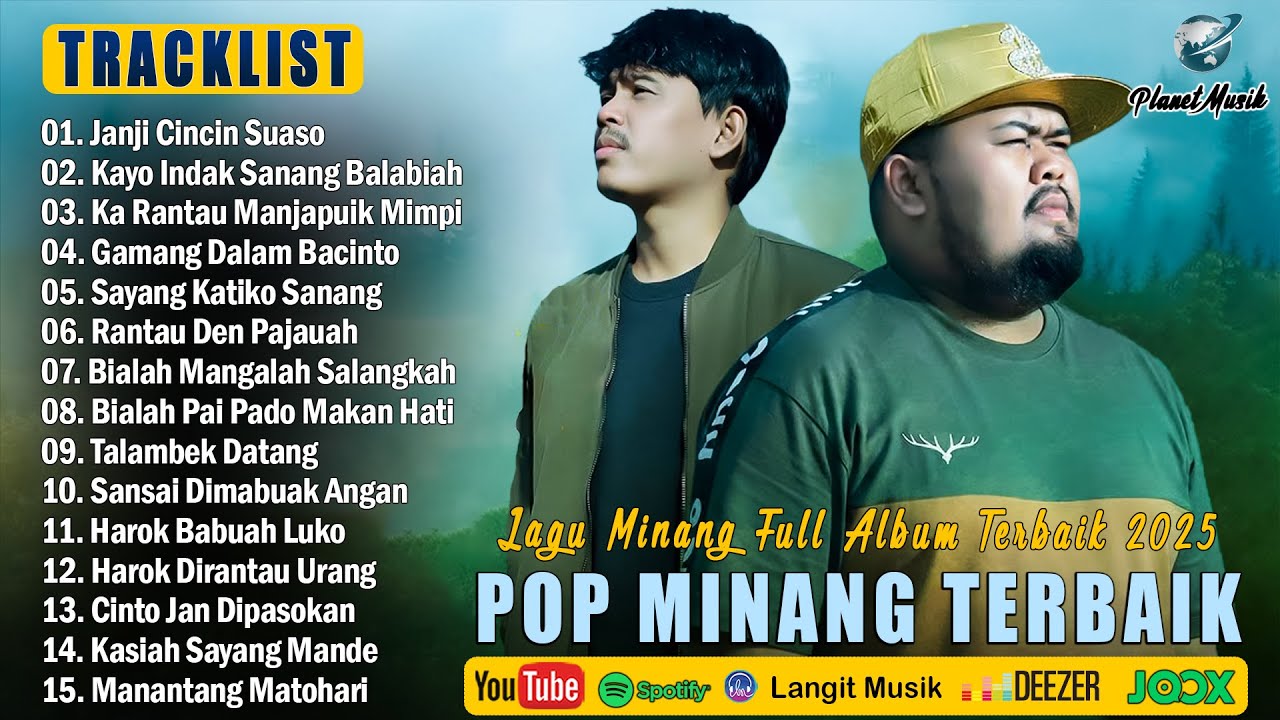 Lagu Minang Terbaru 2025 Paling Banyak Dicari ~ Full Album Pop Minang ~ Enak Didengar Diperjalanan