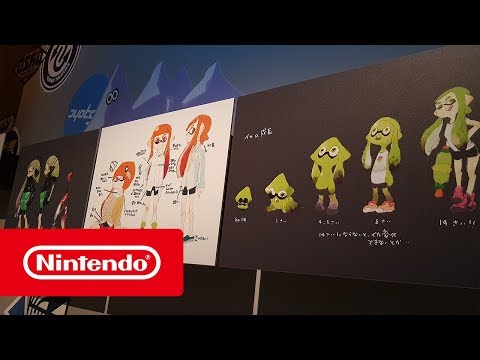 Mr Nogami and Mr Takahashi discuss the making of Splatoon at the V&A Museum