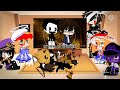 The Afton family + Sammy react to BaTIM || Gacha club