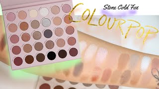 FULL SWATCH | 2 Minute Video |  Colourpop STONE COLD FOX | By Swatch Queen