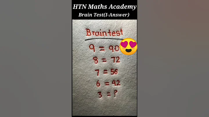 Brain Test(I-Answer) 😍/ Math riddles with answer #maths #iqtest #mathriddles #mathpuzzle #puzzle