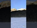 Walking on Frozen Lake Louise in Winter ❄️ | Banff National Park, Canada #frozenlake