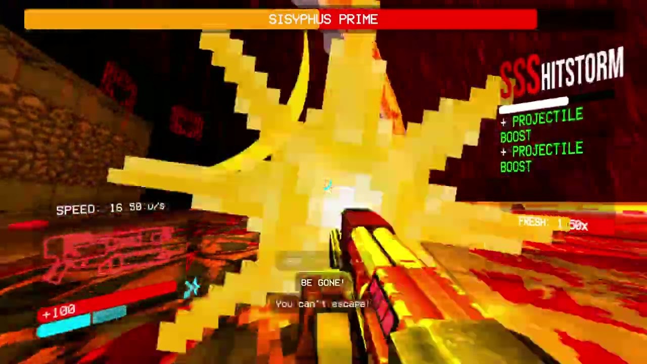 P-2 on Violent mode in Ultrakill Ultraclean run+decently fast time