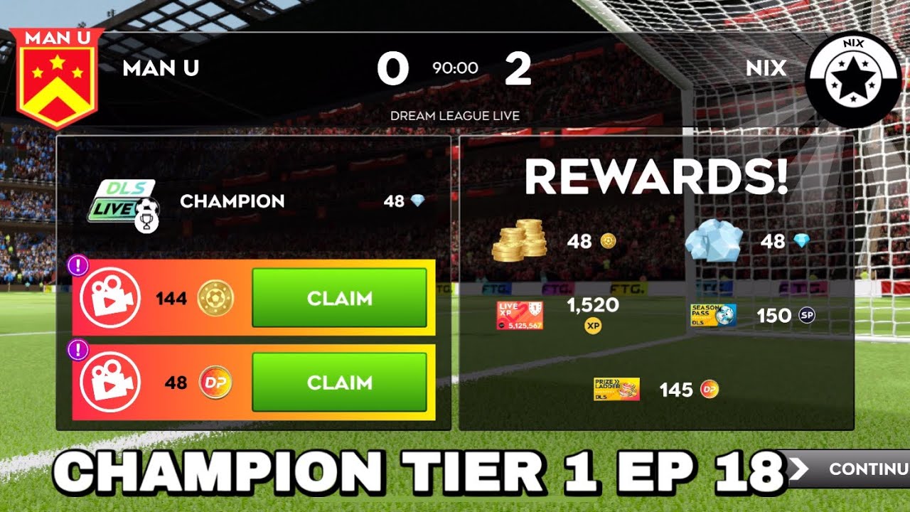 DLS 25 | Champion Tier 1 Ep 18 | (4 Matches)