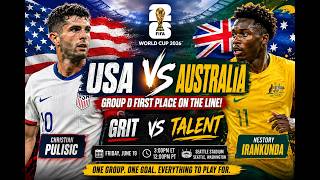 ⚽ USA vs. Australia | FIFA World Cup 2026 Group D Preview 🇺🇸🇦🇺