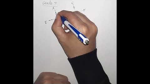 Grade 7 - Geometry of Straight Lines