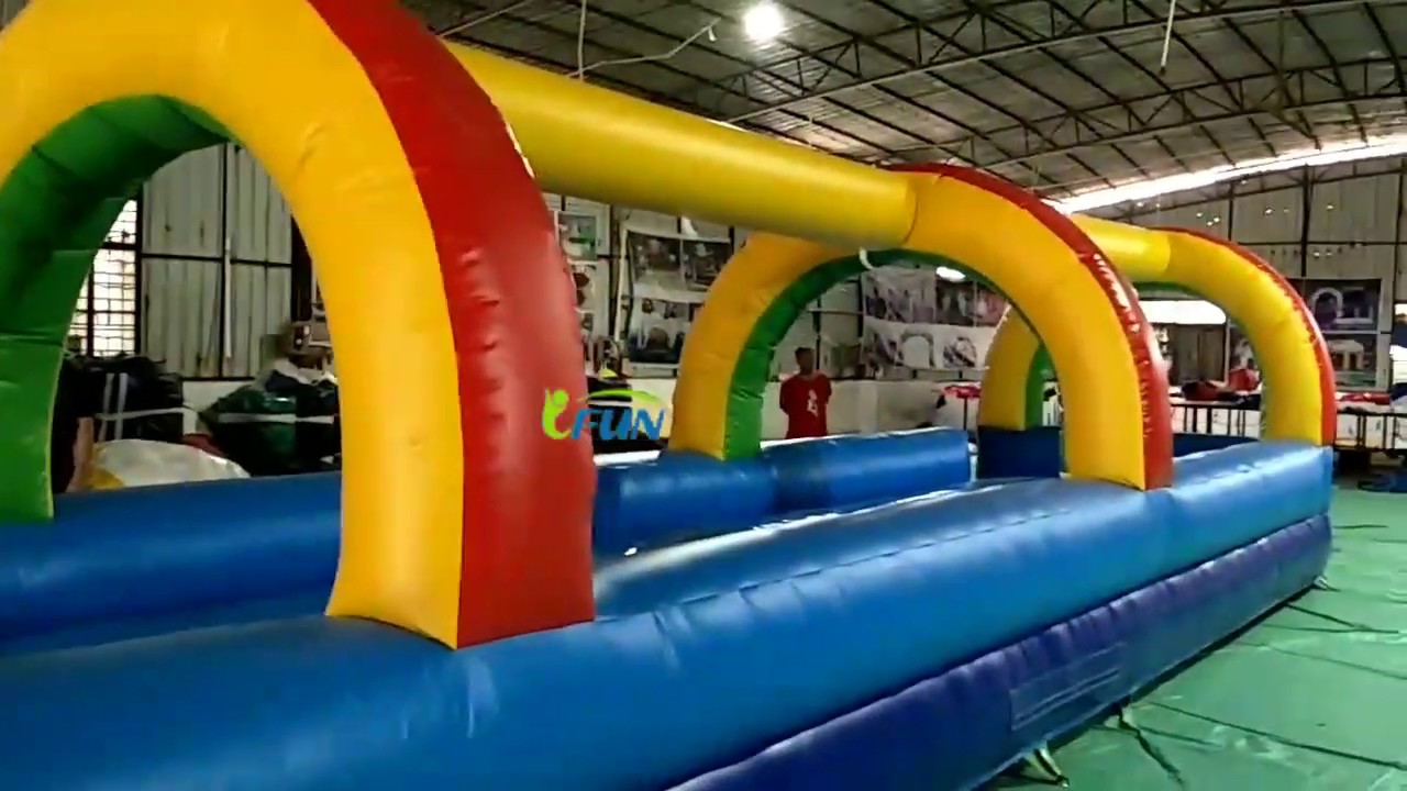 10m Long Inflatable Slip and Slide / Inflatable Wet Slip Slide / Belly