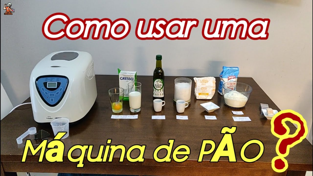 Como fazer PÃO na Máquina Panificadora 