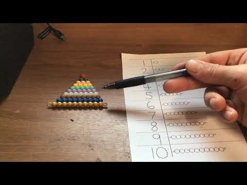 Numbers & Colored beads