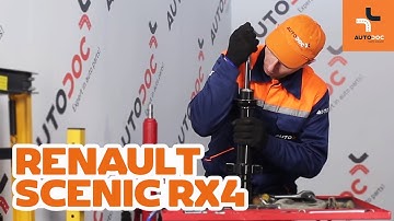 Wie RENAULT SCENIC RX4 Stoßdämpfer vorne wechseln TUTORIAL | AUTODOC