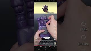 purple hand DIY clay creat #djmusic