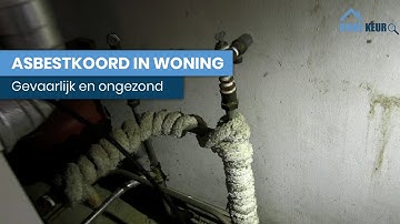 Asbestkoord rondom CV-leiding: gevaarlijk en ongezond - Direct verwijderen!