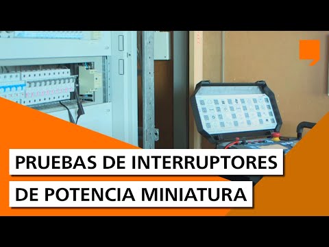 Pruebas de interruptores de potencia miniatura