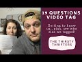 19 Questions Video Tag | Getting to Know Us