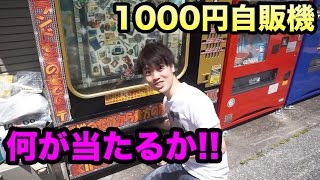 ダンテと一緒に1000円自販機！何が当たるか！【前編】