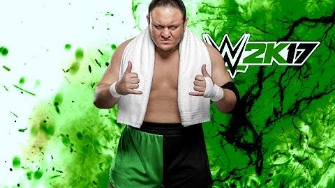 WWE 2K17 - SAMOA JOE SIGNATURES + FINISHERS
