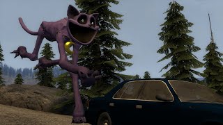 CatNap Tries to Kill, Chase | Garry's Mod