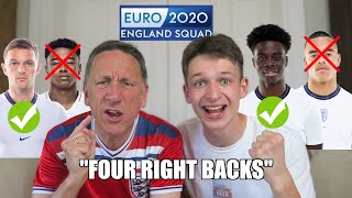 REACTING TO THE FINAL ENGLAND SQUAD for EURO 2020