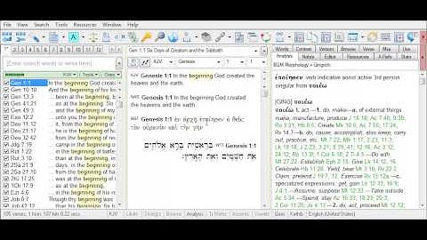 How to Find Options for Using the Windows in BibleWorks